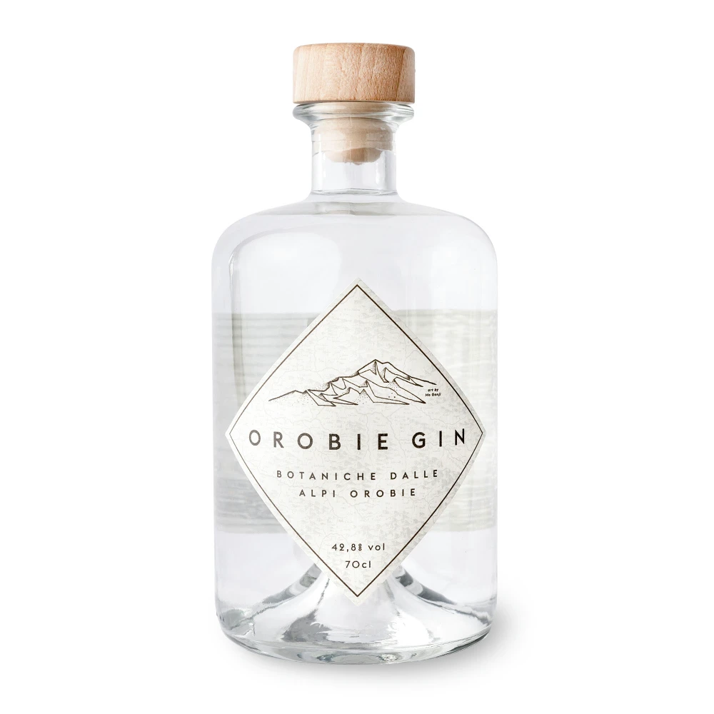 OROBIE GIN 20cl – LONDON DRY GIN PREMIUM CON BOTANICHE DALLE ALPI OROBIE